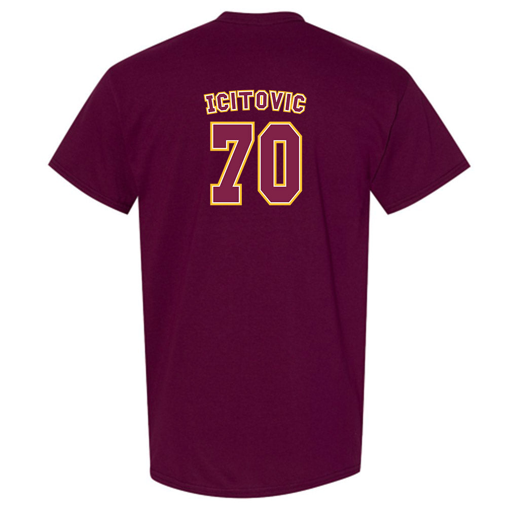 Arizona State - NCAA Men's Basketball : Jovan Icitovic - Sports Shersey T-Shirt-1