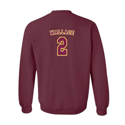 Arizona State - NCAA Men's Basketball : Vijay Wallace - Sports Shersey Crewneck Sweatshirt-1