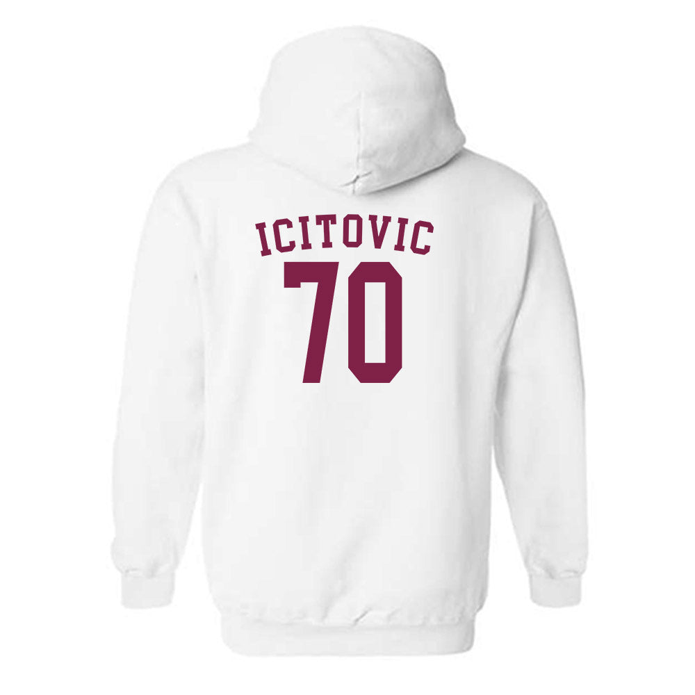 Arizona State - NCAA Men's Basketball : Jovan Icitovic - Sports Shersey Hooded Sweatshirt-1