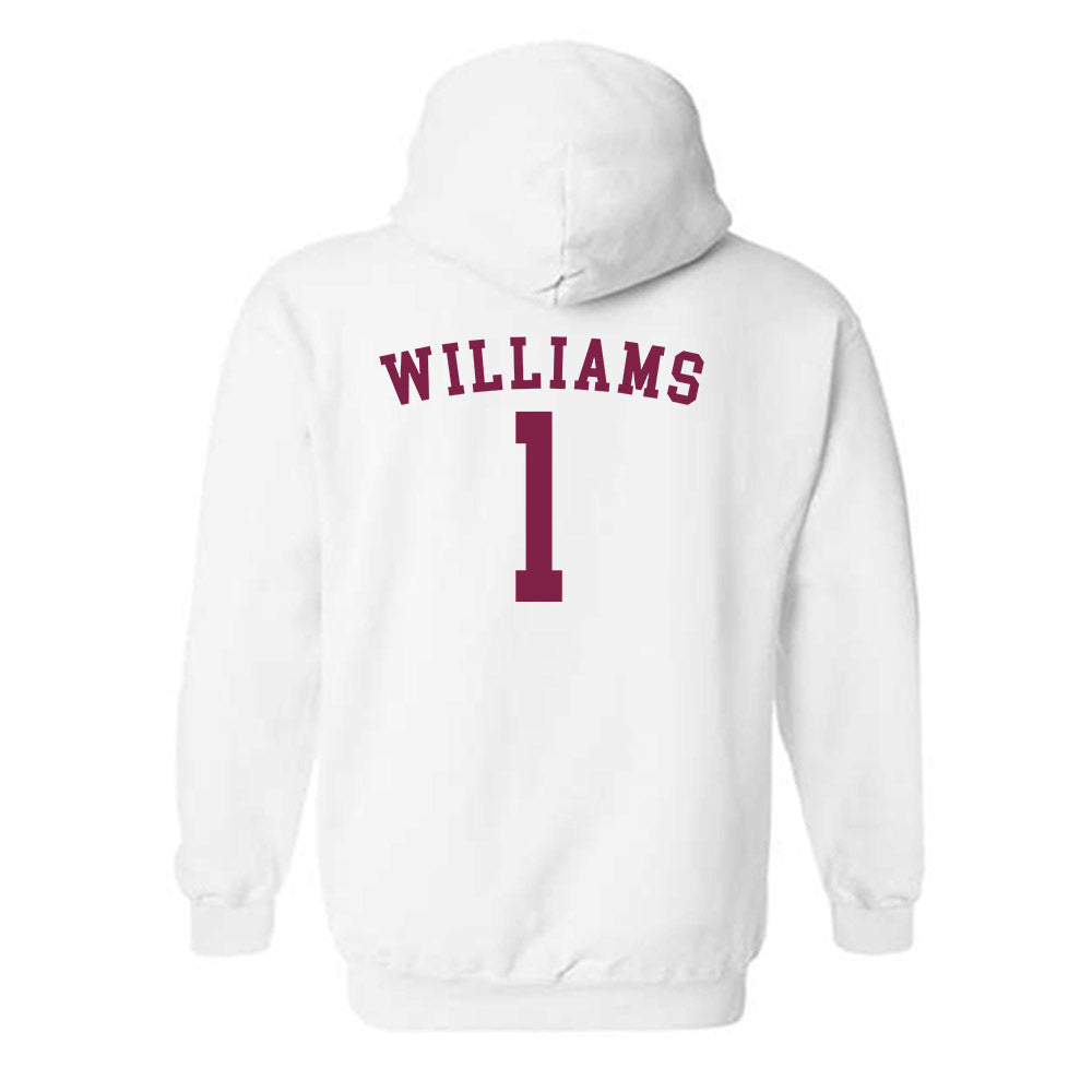 Arizona State - NCAA Women's Basketball : Amaya Williams - Sports Shersey Hooded Sweatshirt-1