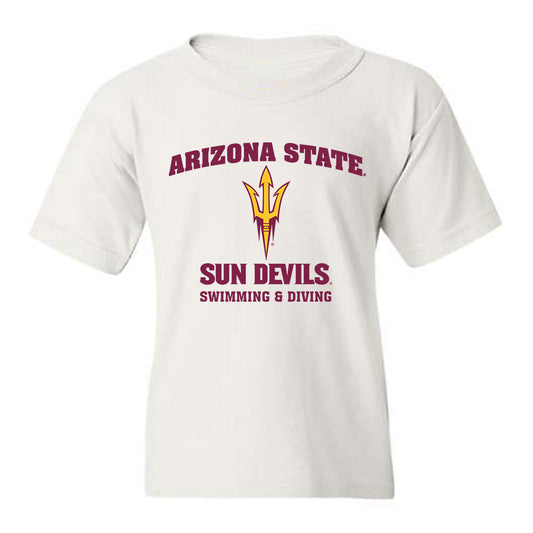 Arizona State - NCAA Men's Swimming & Diving : Michael Hochwalt - Sports Shersey Youth T-Shirt-0