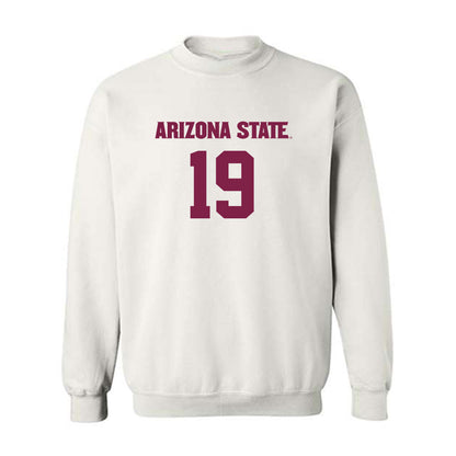 Arizona State - NCAA Women's Soccer : Sierra Bergen - Replica Shersey Crewneck Sweatshirt-0