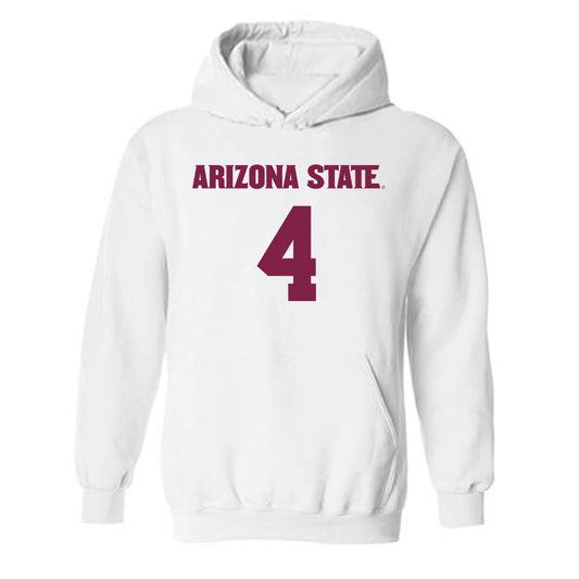 Arizona State - NCAA Women's Soccer : Gator DeMark - Replica Shersey Hooded Sweatshirt-0