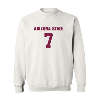 Arizona State - NCAA Women's Soccer : Tatum Thomason - Replica Shersey Crewneck Sweatshirt-0