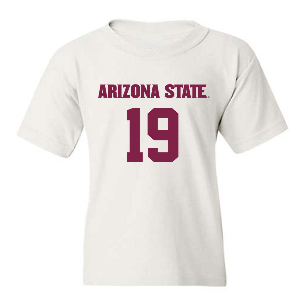 Arizona State - NCAA Women's Soccer : Sierra Bergen - Replica Shersey Youth T-Shirt-0