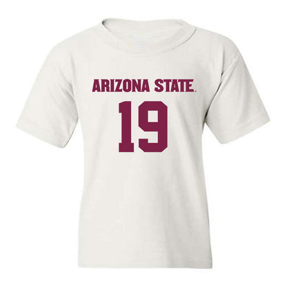 Arizona State - NCAA Women's Soccer : Sierra Bergen - Replica Shersey Youth T-Shirt-0