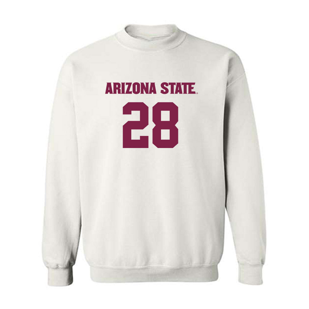 Arizona State - NCAA Women's Soccer : Norah Bell - Replica Shersey Crewneck Sweatshirt-0