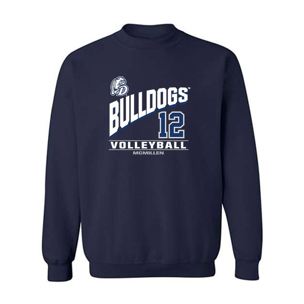 Drake - NCAA Women's Volleyball : Shay McMillen - Classic Fashion Shersey Crewneck Sweatshirt-0