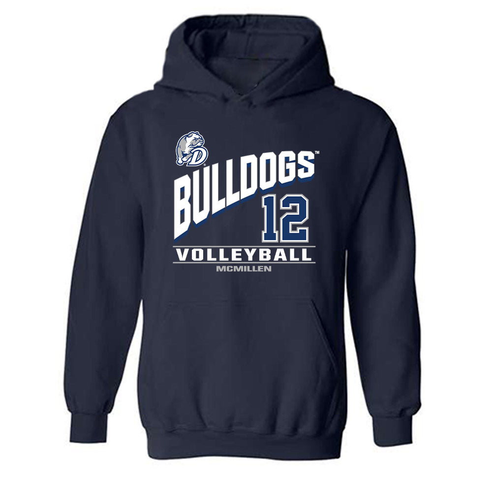 Drake - NCAA Women's Volleyball : Shay McMillen - Classic Fashion Shersey Hooded Sweatshirt-0