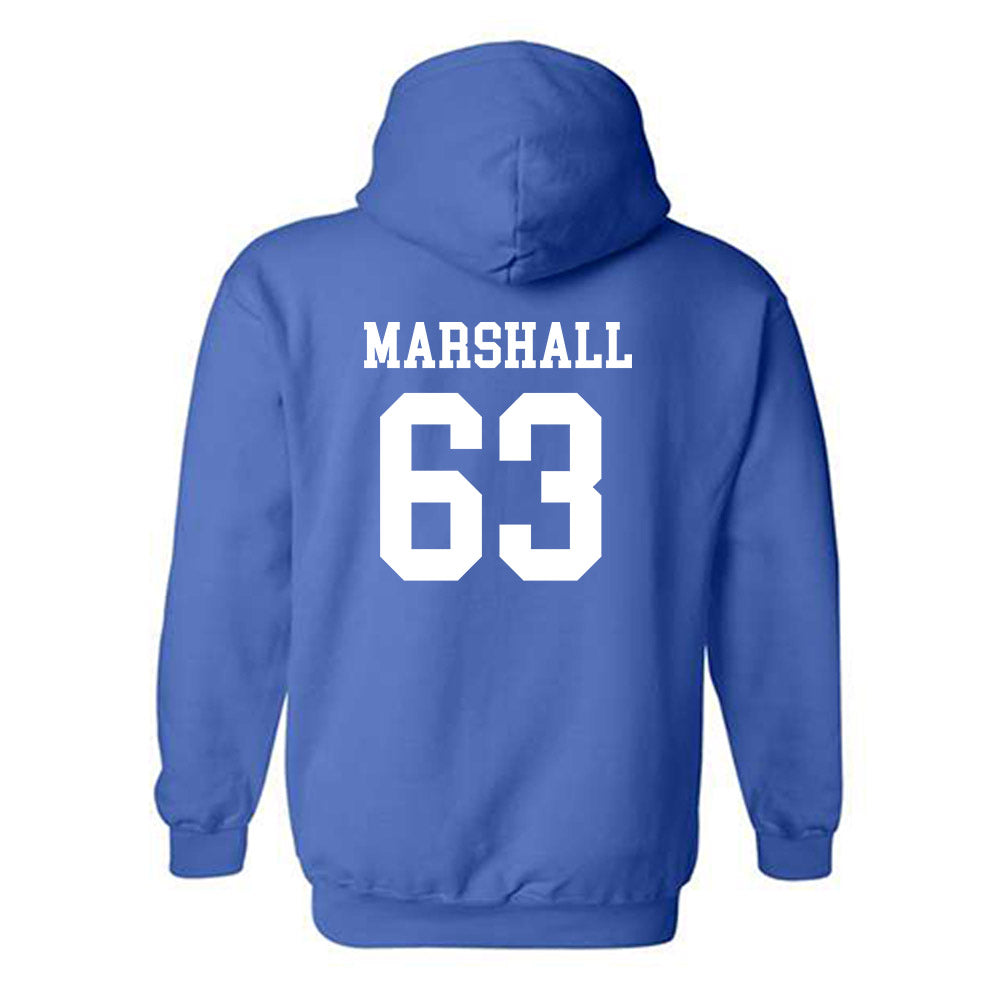 Drake - NCAA Football : Raymond Marshall - Classic Shersey Hooded Sweatshirt-1
