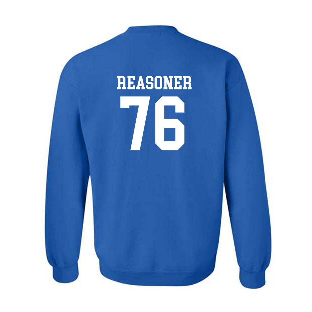 Drake - NCAA Football : Jackson Reasoner - Classic Shersey Crewneck Sweatshirt-1