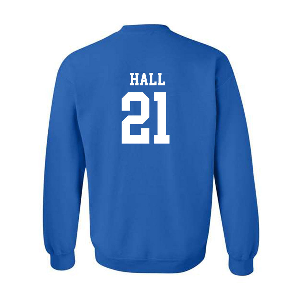 Drake - NCAA Women's Soccer : Ava Hall - Classic Shersey Crewneck Sweatshirt-1