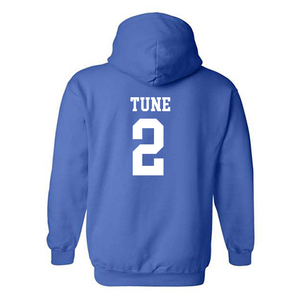 Drake - NCAA Football : Parker Tune - Classic Shersey Hooded Sweatshirt-1