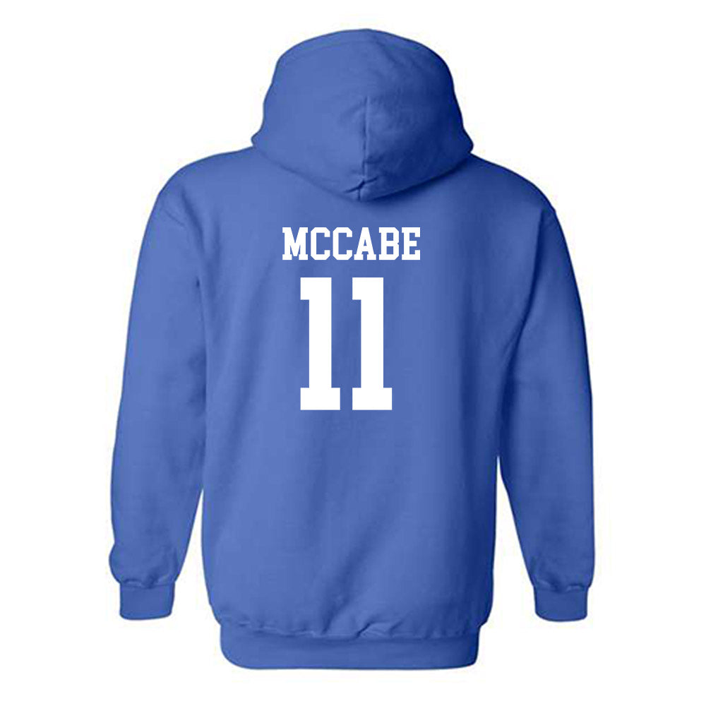 Drake - NCAA Women's Basketball : Peyton McCabe - Classic Shersey Hooded Sweatshirt-1
