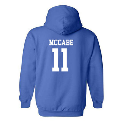 Drake - NCAA Women's Basketball : Peyton McCabe - Classic Shersey Hooded Sweatshirt-1