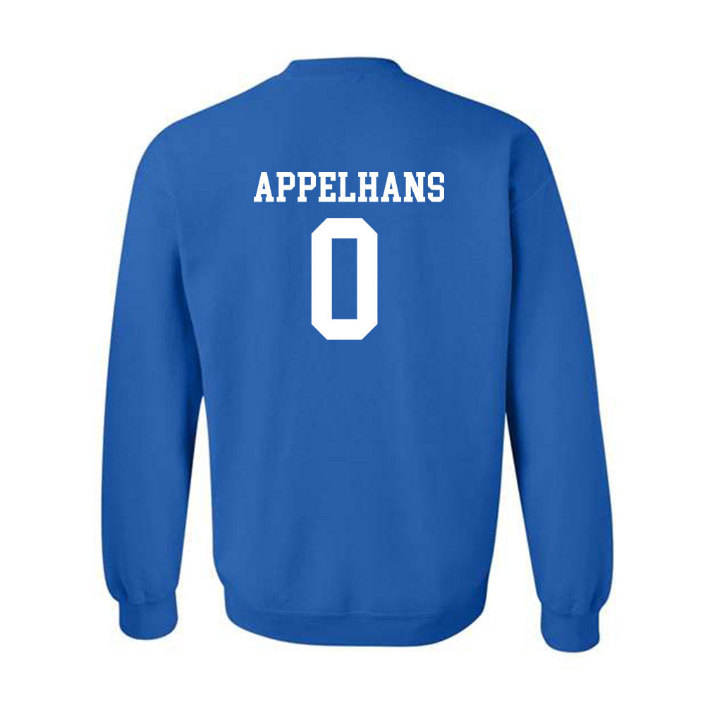 Drake - NCAA Men's Basketball : Braden Appelhans - Classic Shersey Crewneck Sweatshirt-1