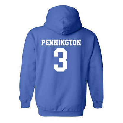 Drake - NCAA Women's Soccer : Alanna Pennington - Classic Shersey Hooded Sweatshirt-1