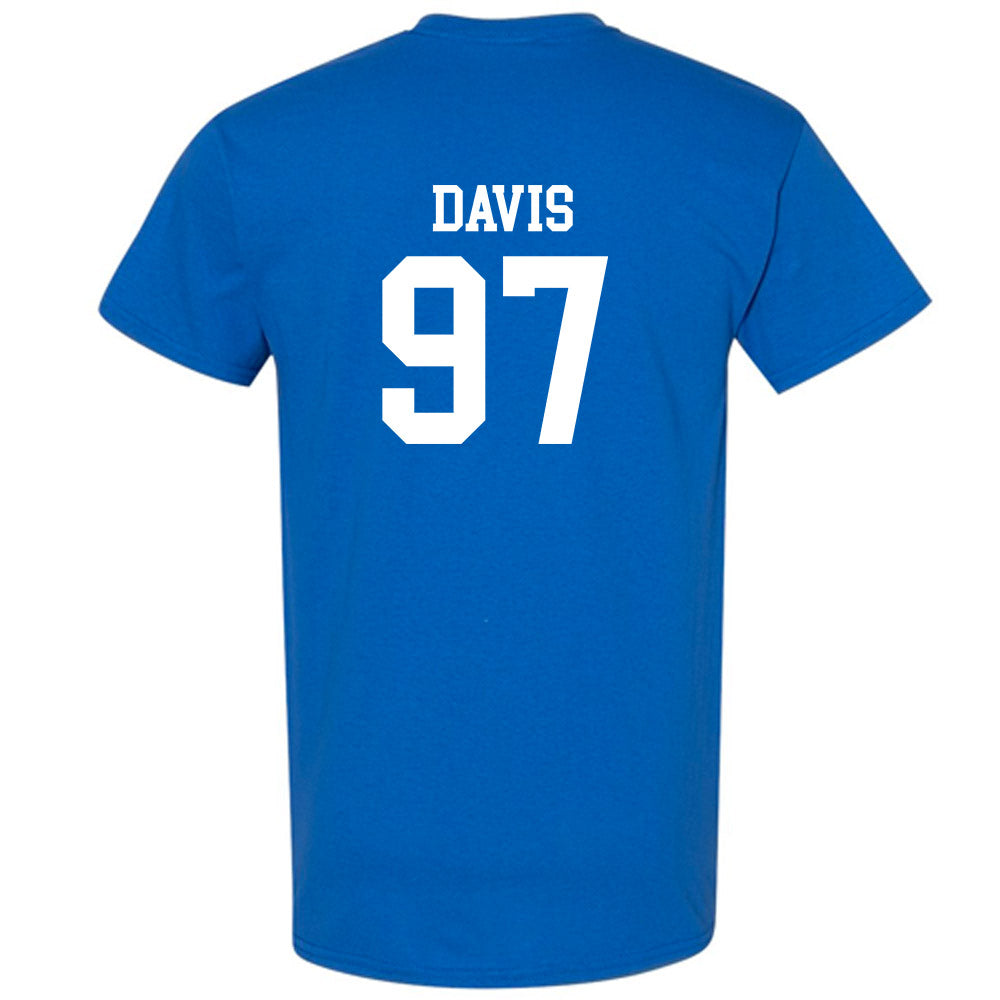 Drake - NCAA Football : Devyn Davis - Classic Shersey T-Shirt-1