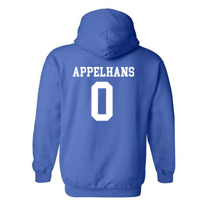 Drake - NCAA Men's Basketball : Braden Appelhans - Classic Shersey Hooded Sweatshirt-1