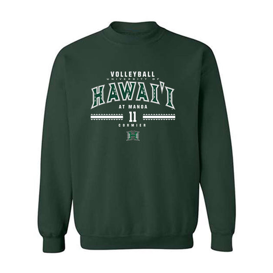 Hawaii - NCAA Women's Volleyball : Maeli Cormier - Classic Fashion Shersey Crewneck Sweatshirt-0