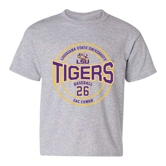 LSU - NCAA Baseball : Zac Cowan - Classic Fashion Shersey Youth T-Shirt-0