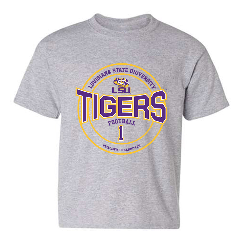 LSU - NCAA Football : Princewill Umanmielen - Classic Fashion Shersey Youth T-Shirt-0
