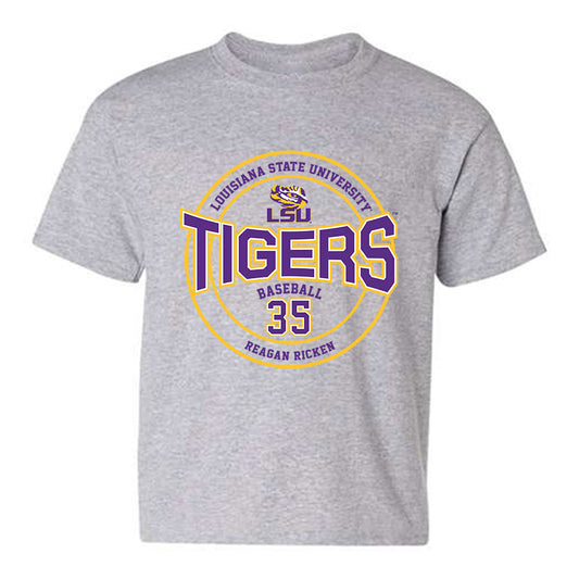 LSU - NCAA Baseball : Reagan Ricken - Classic Fashion Shersey Youth T-Shirt-0