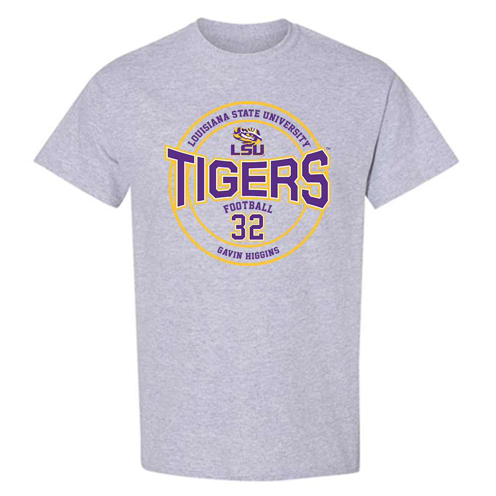 LSU - NCAA Football : Gavin Higgins - Classic Fashion Shersey T-Shirt-0