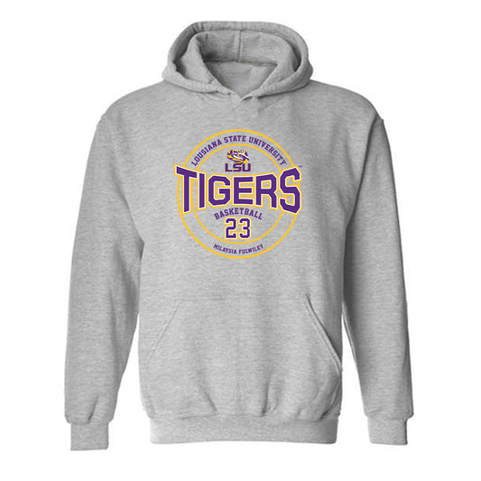 LSU - NCAA Women's Basketball : MiLaysia Fulwiley - Classic Fashion Shersey Hooded Sweatshirt-0