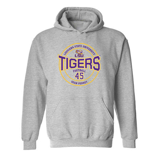 LSU - NCAA Football : Sean Perret - Classic Fashion Shersey Hooded Sweatshirt-0