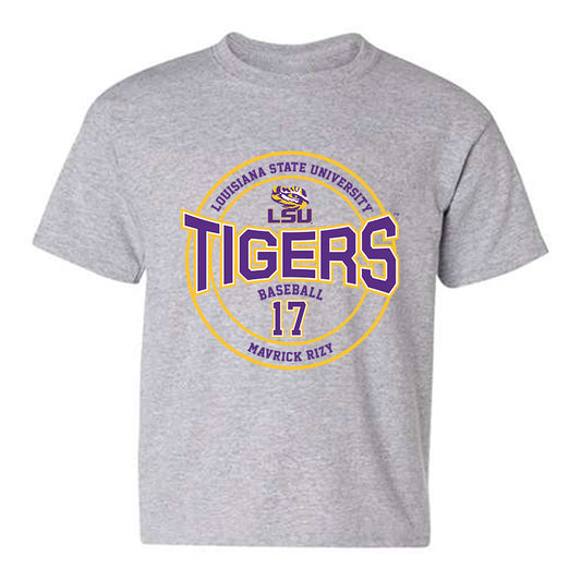 LSU - NCAA Baseball : Mavrick Rizy - Classic Fashion Shersey Youth T-Shirt-0