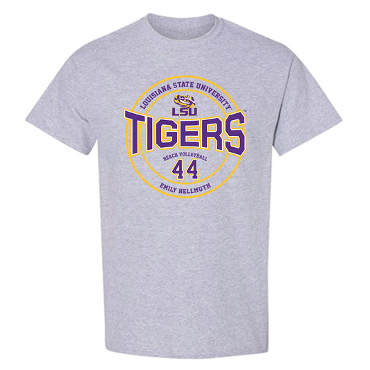 LSU - NCAA Beach Volleyball : Emily Hellmuth - Classic Fashion Shersey T-Shirt-0