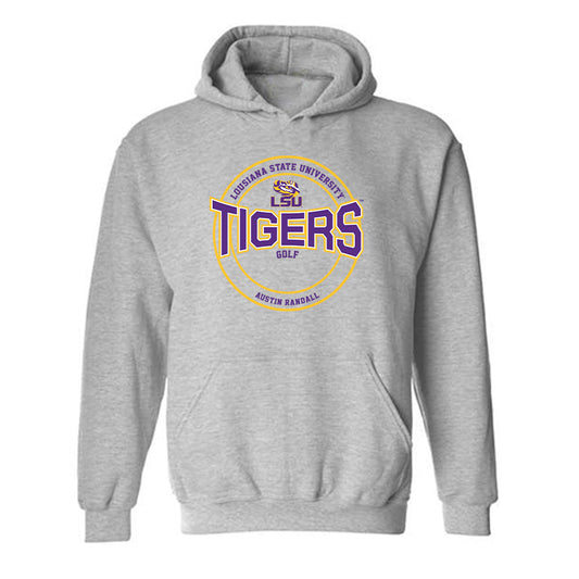 LSU - NCAA Men's Golf : Austin Randall - Classic Fashion Shersey Hooded Sweatshirt-0
