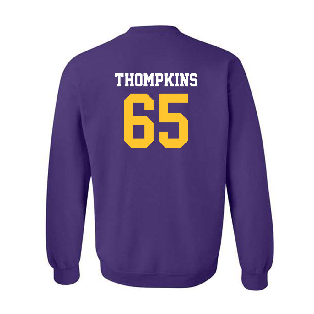 LSU - NCAA Football : Sean Thompkins - Classic Shersey Crewneck Sweatshirt-1
