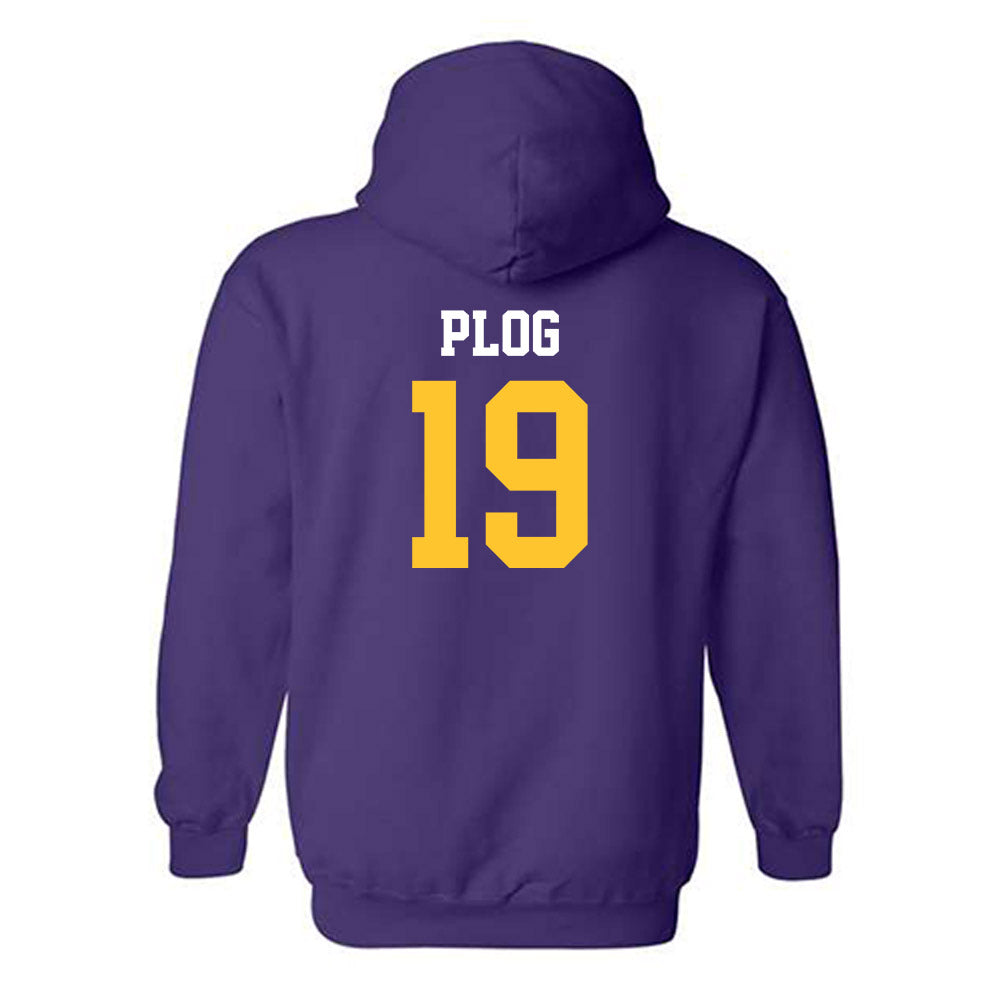 LSU - NCAA Baseball : Ethan Plog - Classic Shersey Hooded Sweatshirt-1