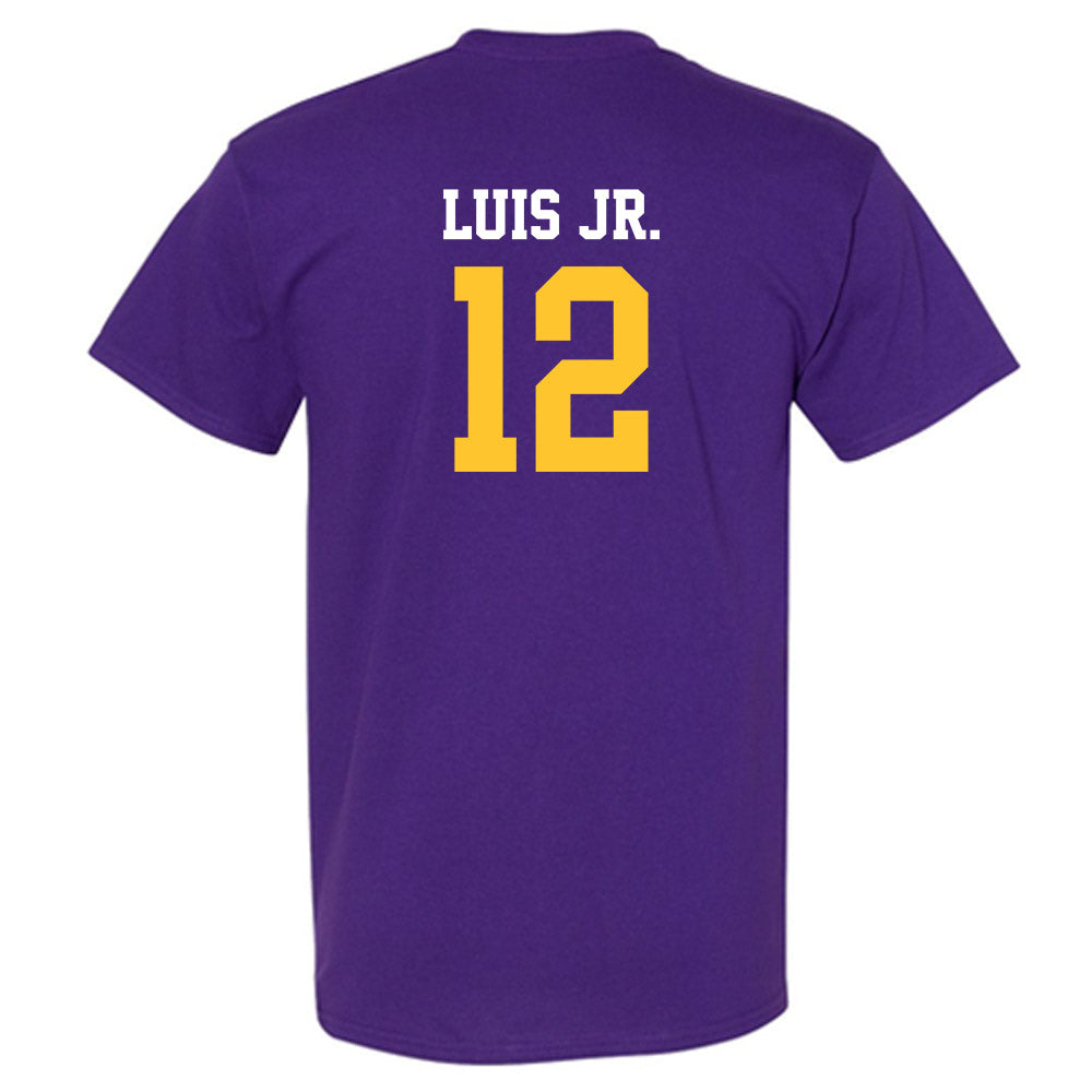 LSU - NCAA Men's Basketball : RJ Luis Jr. - Classic Shersey T-Shirt-1