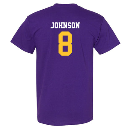 LSU - NCAA Football : Jujuan Johnson - Classic Shersey T-Shirt-1