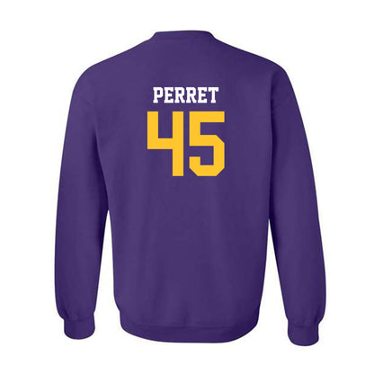 LSU - NCAA Football : Sean Perret - Classic Shersey Crewneck Sweatshirt-1