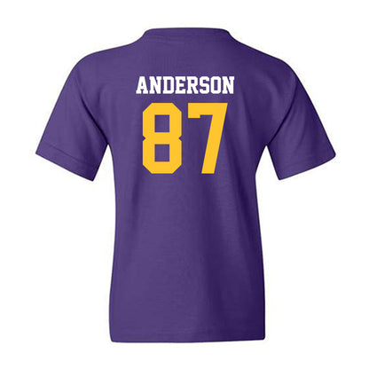 LSU - NCAA Football : JC Anderson - Classic Shersey Youth T-Shirt-1