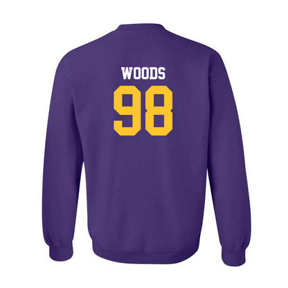 LSU - NCAA Football : Achilles Woods - Classic Shersey Crewneck Sweatshirt-1