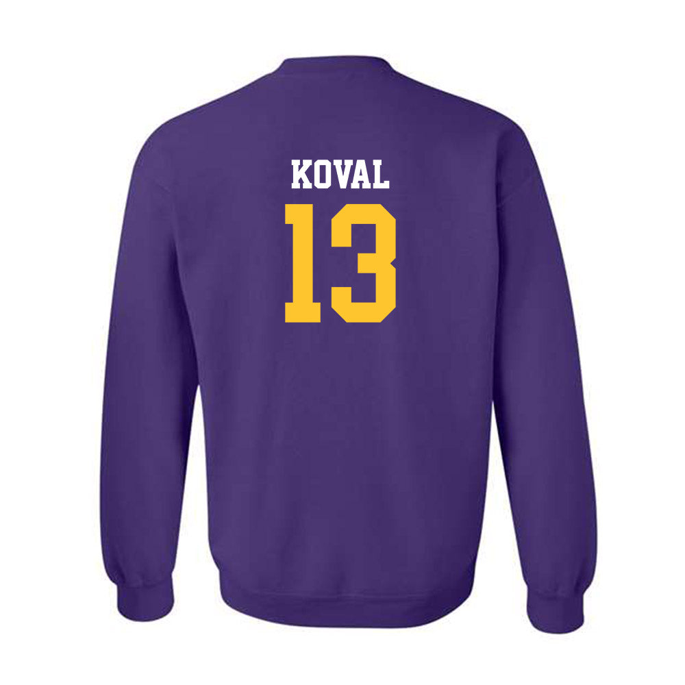 LSU - NCAA Women's Basketball : Kate Koval - Classic Shersey Crewneck Sweatshirt-1