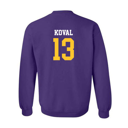 LSU - NCAA Women's Basketball : Kate Koval - Classic Shersey Crewneck Sweatshirt-1
