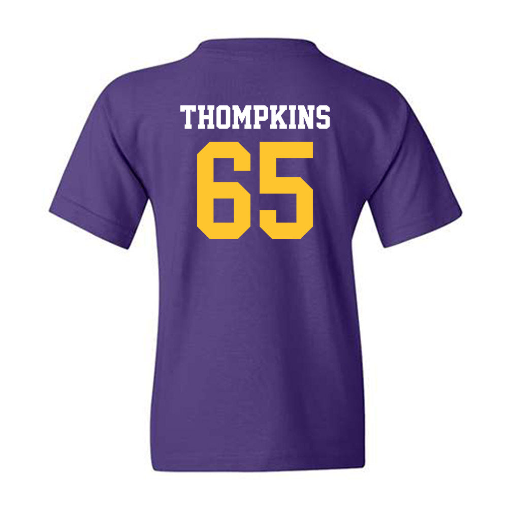 LSU - NCAA Football : Sean Thompkins - Classic Shersey Youth T-Shirt-1