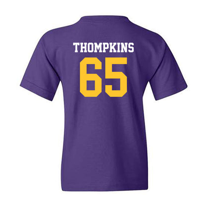 LSU - NCAA Football : Sean Thompkins - Classic Shersey Youth T-Shirt-1