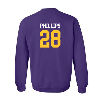 LSU - NCAA Softball : Jada Phillips - Classic Shersey Crewneck Sweatshirt-1
