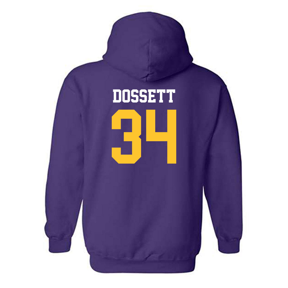 LSU - NCAA Football : Mason Dossett - Classic Shersey Hooded Sweatshirt-1