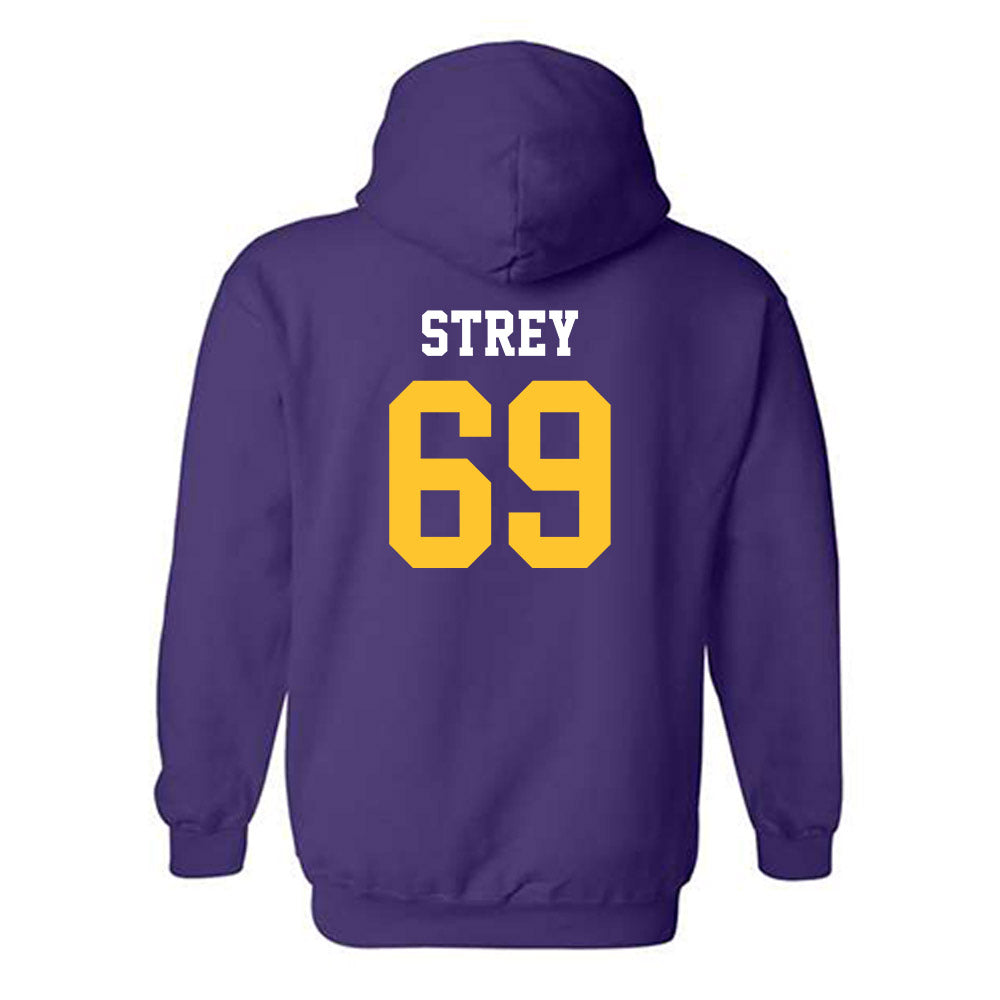 LSU - NCAA Football : Darrin Strey - Classic Shersey Hooded Sweatshirt-1