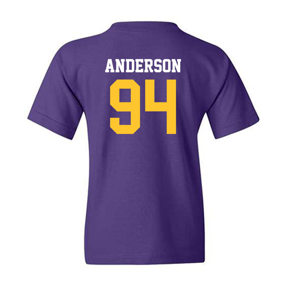 LSU - NCAA Football : Richard Anderson - Classic Shersey Youth T-Shirt-1