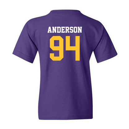 LSU - NCAA Football : Richard Anderson - Classic Shersey Youth T-Shirt-1