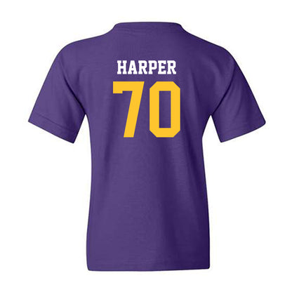 LSU - NCAA Football : Devin Harper - Classic Shersey Youth T-Shirt-1